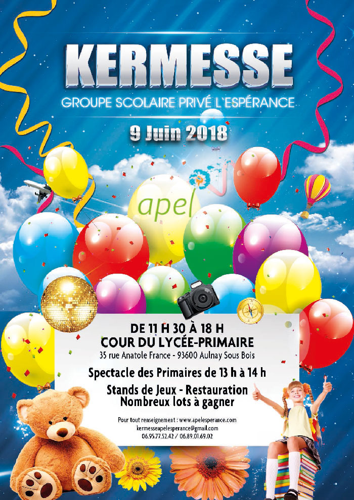 Affiche kermesse